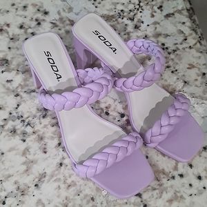 Women's Dress Sandals - Lilac - Size 10 - New - No Box